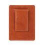 Monogrammed Brown Luxe Compact Wallet, Monogrammed Luxe Brown Compact Wallet 12463 0013 c back