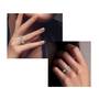 Stackable Blue Wave Ring Set, Stackable Blue Wave Ring Set 11663 0054 m model