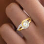 October Birthstone Diamond Swirl Ring 11760 0106 m model
