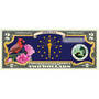 The State Bird & Flower Enhanced $2 Bill Collection, State Bird and Flower Enhanced $2 Bill Collection 11346 0026 a Indiana