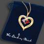 Forever Together Birthstones & Heart Diamond, Forever Together Birthstone Diamond Heart Pendant 9782 003 9 3