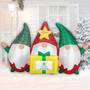 The Monogrammed Christmas Inflatable Gnome Trio, The Monogrammed Christmas Inflatable Gnome Trio 11551 0018 d lifestyle