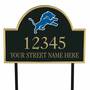 The NFL Personalized Address Plaque, The NFL Personalized Address Plaque 5463 0355 s lions