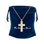 Lord's Prayer Diamond Cross Pendant, Lords Prayer Diamond Cross Pendant 10351 0012 g gift pouch