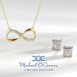Michael O Connor Limited Edition Diamond Earring 11142 2002 b card