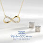 Michael O Connor Limited Edition Diamond Earring 11142 2002 b card