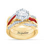 Birthstone Ring Set, I Still Do Birthstone Ring Set Jul 6740 0028 a main
