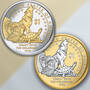 Platinum & Gold-Highlighted Sacagawea Dollars, platinum gold highlighted sacagawea dollars NPG c Coin