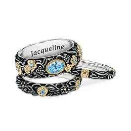 Bali Dreams Birthstone Ring Set 11900 0016 l december