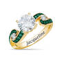 Birthstone & Diamond Swirl Ring, Birthstone Diamond Swirl Ring 12095 0019 e may
