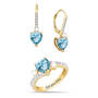 Birthstone Sweetheart Ring with FREE Matching Earrings, Birthstone Sweetheart Ring with FREE Matching Earrings 11763 0012 c march