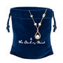 My Granddaughter Forever Pearl and Crystal Necklace, My Granddaughter Forever Pearl and Crystal Necklace 10881 0011 g gift pouch