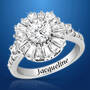 Heavenly Brilliance Halo Ring by Michael O'Connor, Heavenly Brilliance Halo Ring 11690 0010 b color