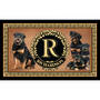 The Personalized Dog Accent Rug, The Dog Accent Rug 6859 0033 a Rottweiler
