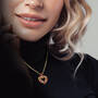 Love is the Answer Birthstone Pendant, Personalized Love is the Answer Birthstone Pendant 10553 0018 n model