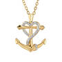My Soul is Anchored in the Lord Diamond Pendant with Card, My Soul Is Anchored In The Lord Pendant 11449 0014 b front