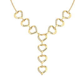Precious Hearts Personalized Family Necklace 10458 0014 a main