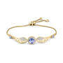 Personalized Angel Wing Birthstone Bracelet by Michael O’Connor, Personalized Angel Wing Birthstone Bracelet by Michael OConnor 12244 0019 f june