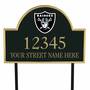 The NFL Personalized Address Plaque, The NFL Personalized Address Plaque 5463 0355 w raiders