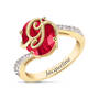 Custom Birthstone Ring, Custom Birthstone Ring 11949 0019 g july