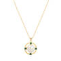 Pearl Simulated Emerald Jewelry Set 11142 1376 e pendant