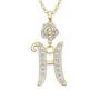 Diamond Rose Initial Pendant, Diamond Rose Initial Pendant 12023 0024 i pendant