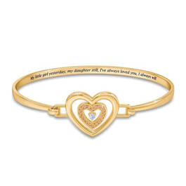 Daughter Birthstone and Diamond Bangle 1821 0021 k 11 November