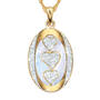 My Daughter “I Am So Proud” Diamond Pendant, My Daughter My Little Girl Then Diamond Pendant 1162 0093 b front