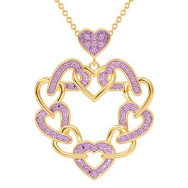 Personalized Love is the Answer Birthstone Pendant 10553 0018 f june