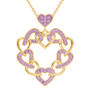 Love is the Answer Birthstone Pendant, Personalized Love is the Answer Birthstone Pendant 10553 0018 f june
