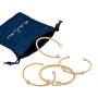 The Golden Twist Bangle Set 12000 0013 f giftpouch