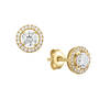 1kt Gold Halo Pendant with FREE Matching Earrings, 1kt Gold Halo Pendant with Free Matching Earrings 12201 0010 c earring