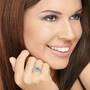 Birthstone Wave Ring, Birthstone Wave Ring 2202 001 0 4