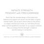 Infinite Strength Pendant with FREE Matching Earrings, Infinite Strength Pendant with FREE Earrings 11785 0016 s card