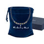 Infinite Love Black Pearl Statement Necklace, Infinite Love Black Pearl Necklace 11454 0016 g giftpouch