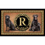 The Personalized Dog Accent Rug, The Dog Accent Rug 6859 0033 a Labrador Black