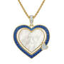 Birthstone&Diamond Heart Pendant 12465 0011 i september