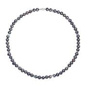 From Darkness Comes Light Black Pearl Necklace with FREE Matching Earrings, From Darkness Comes Light Black Pearl Necklace and FREE Earrings 11785 0024 b neck