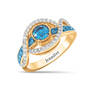 Birthstone Wave Ring, Birthstone Wave Ring 11175 0014 l december