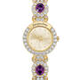 Sweet Moments Birthstone Bracelet Watch, Sweet Moments Birthstone Bracelet Watch 11444 0019 b february