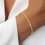 Personalized Golden Beaded Bracelet with FREE Matching Bracelet, Personalized Golden Beaded Bracelet 12002 0011 m model