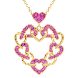 Personalized Love is the Answer Birthstone Pendant 10553 0018 j october