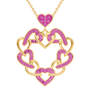 Love is the Answer Birthstone Pendant, Personalized Love is the Answer Birthstone Pendant 10553 0018 j october