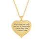 Footprints in the Sand Diamond Pendant, Footprints in the Sand Diamond Pendant 12243 0010 c back