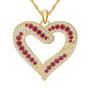 My Daughter, My Best Friend Pendant, My Daughter My Best Friend Heart Journey Pendant 10217 0016 b front