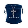 Blessed Custom Cross Pendant, Blessed Custom Cross Pendant 11485 0019 g gift pouch