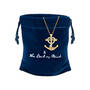 My Soul is Anchored in the Lord Diamond Pendant with Card, My Soul Is Anchored In The Lord Pendant 11449 0014 g gift pouch