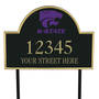 The College Personalized Address Plaque, The College Personalized Address Plaque 5716 0384 b Kansas State