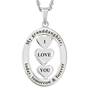 Granddaughter I Love You Diamond Pendant, Granddaughter I Love You Diamond Pendant 1887 001 4 3