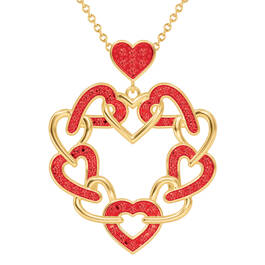 Personalized Love is the Answer Birthstone Pendant 10553 0018 g july